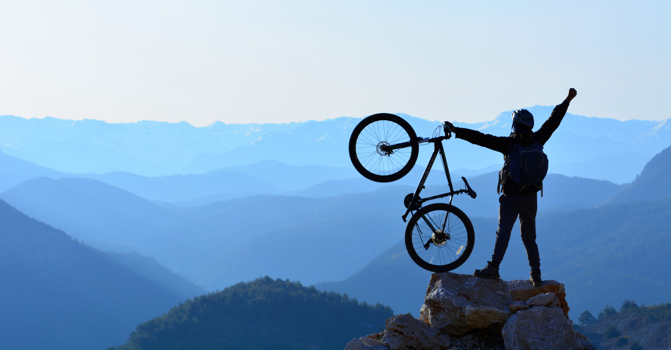 blue sky cycling